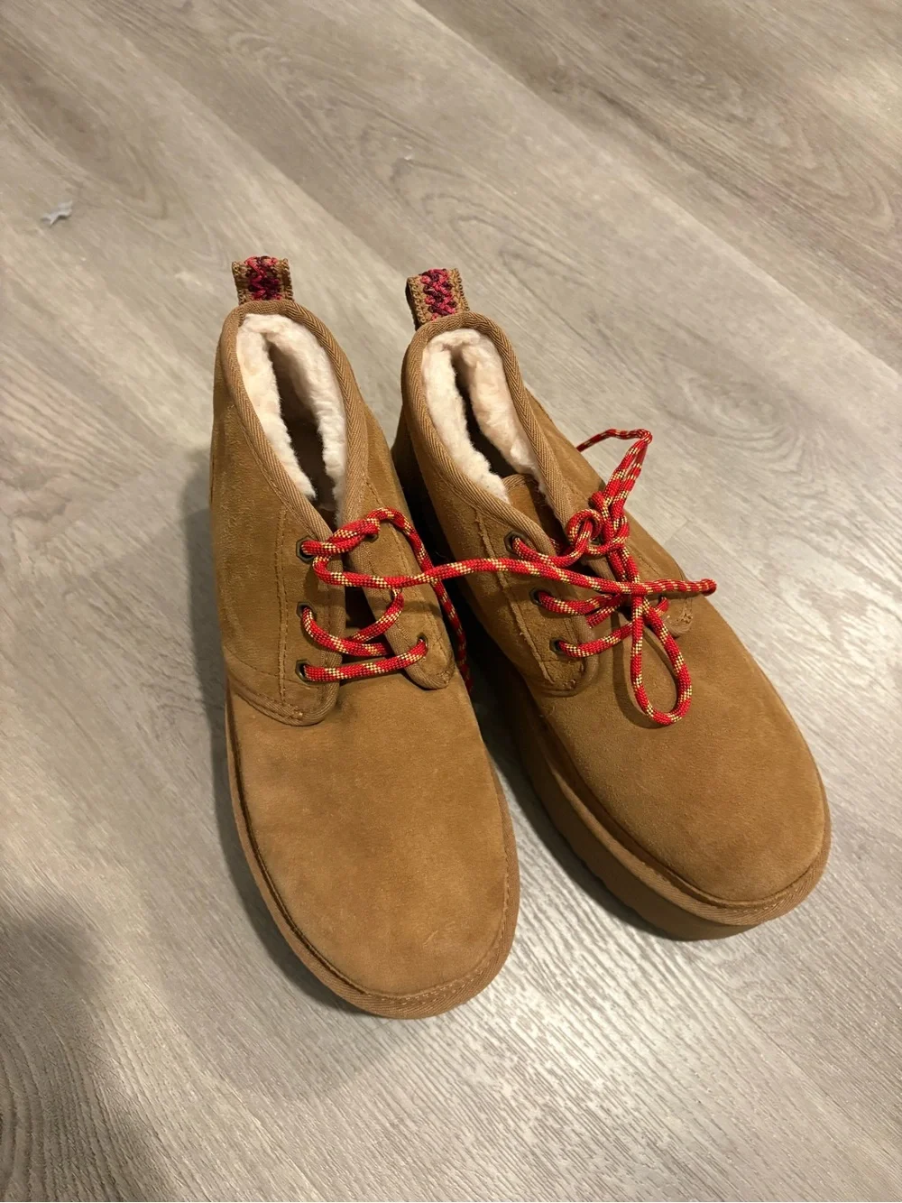 UGG Neumel Heritage Chestnut Platform Boots